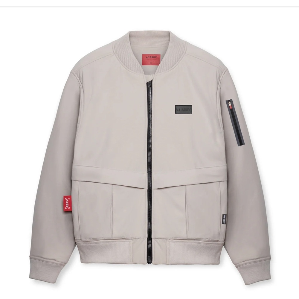 0677. KINTERRAM WEATHERPROOF
BOMBER JACKET - CHAI size Medium